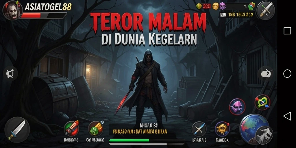 Tampilan menegangkan dari gameplay ASIATOGEL88 dalam suasana Horror.