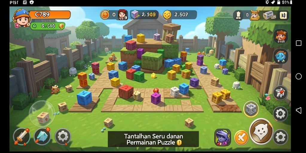Tampilan gameplay C789 yang penuh tantangan dan seru.
