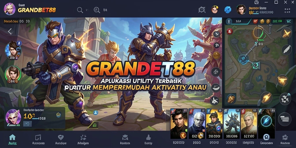 Tampilan utama GRANDBET88 yang memudahkan pengelolaan aktivitas sehari-hari.