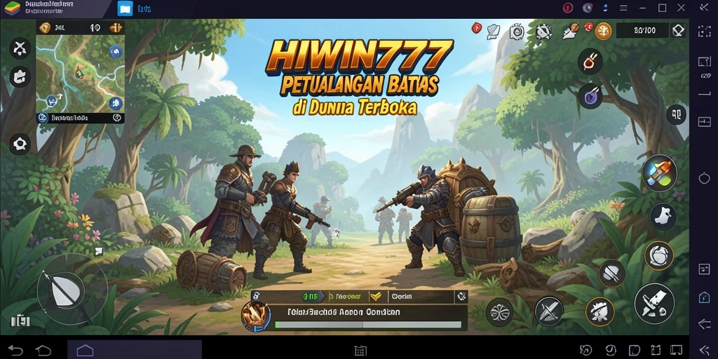 Screenshot menampilkan gameplay seru dari dunia terbuka HIWIN777.