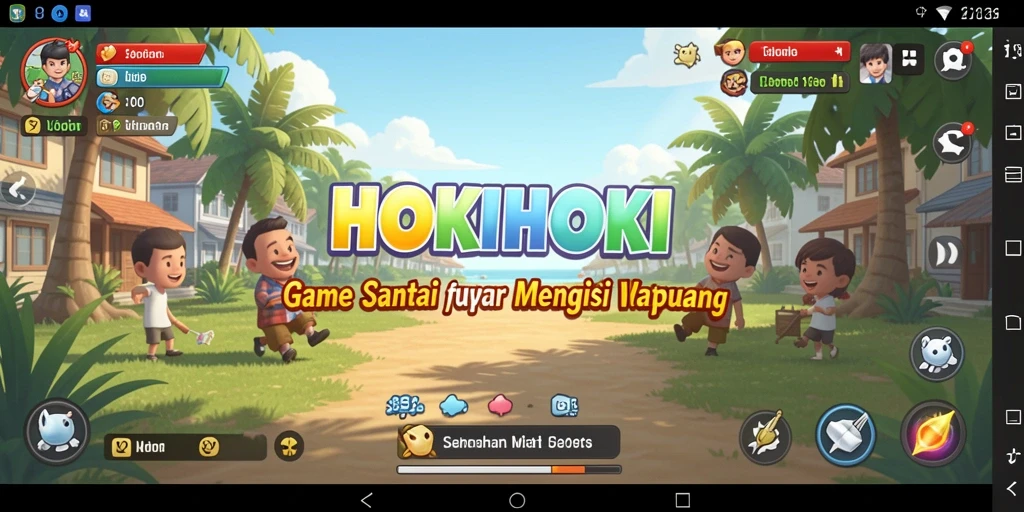 Screenshot HOKIHOKI menampilkan keseruan gameplay yang santai dan interaktif.