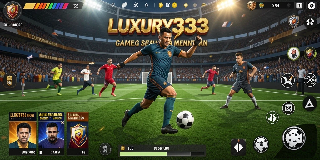 Screenshot gameplay <strong>LUXURY333</strong> yang menunjukkan aksi olahraga yang seru dan mendebarkan.