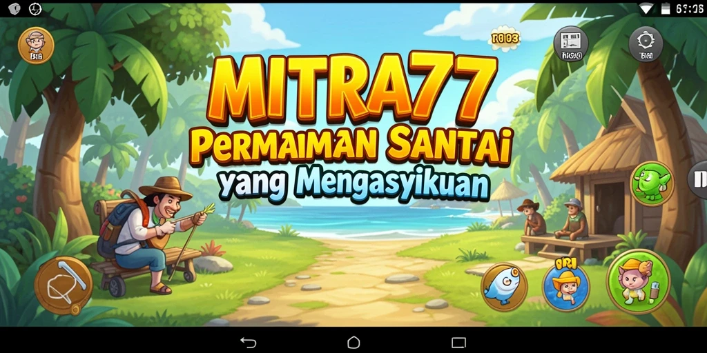 Screenshot gameplay MITRA77 dengan tampilan menarik dan antarmuka yang user-friendly.
